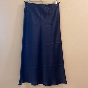 Babaton Slip Maxi Skirt - Navy